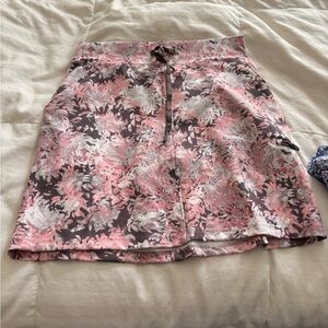 Marika Pink and Brown Floral Skort. NWT. Small